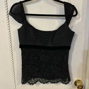 Elie Tahari blouse, lace